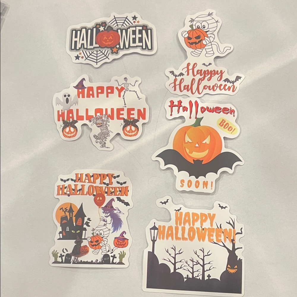 Halloween Themed Stickers Set